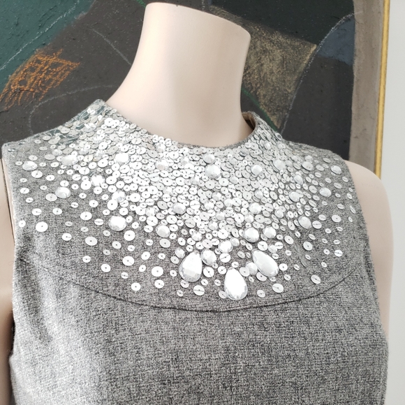 🎈Host Pick🎈Vera Wang | Sheath Dress with Sequin Details - Picture 6 of 10